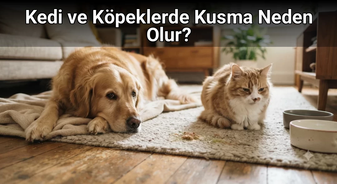 Kedi ve Köpeklerde Kusma Neden Olur?